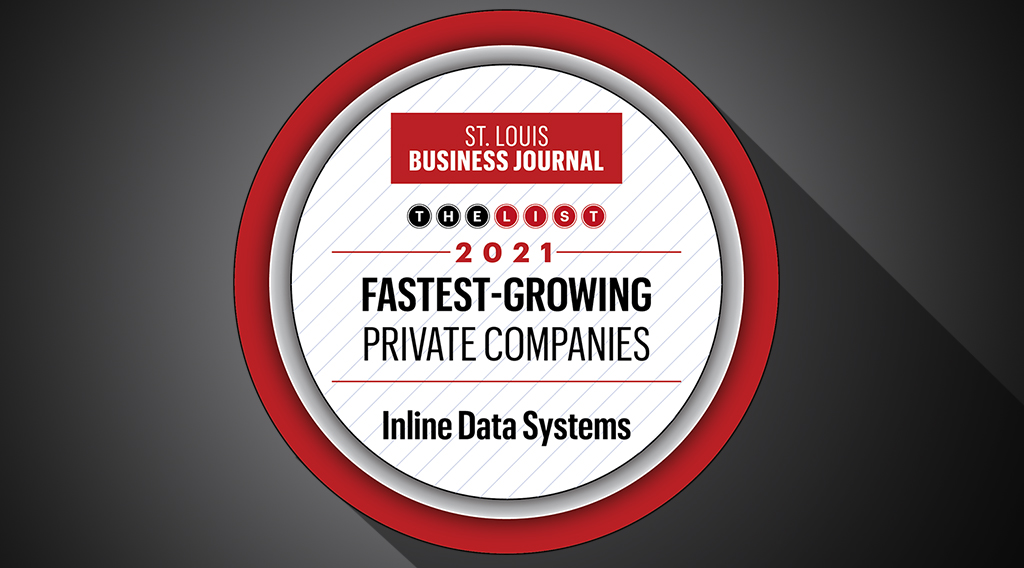 2021 Fastest-Growing Private Companies Badge - Inline Data Systems